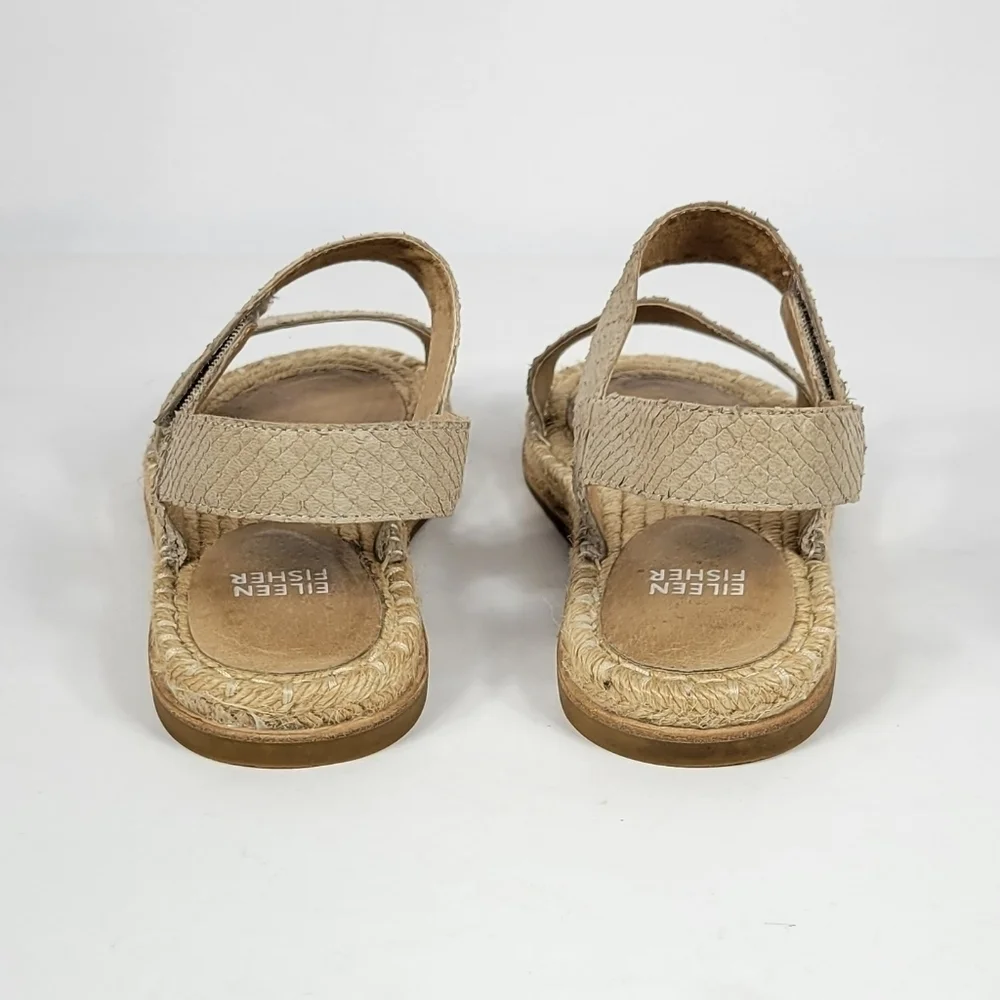 Eileen Fisher Sandals Espadrilles #298 Size 6.5